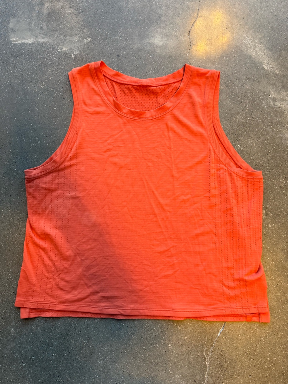 lululemon athletica Orange Sleeveless Performance Tank